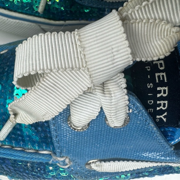 Sperry Bahama Mermaid Sequin Shoes Size 7 - Picture 8 of 8